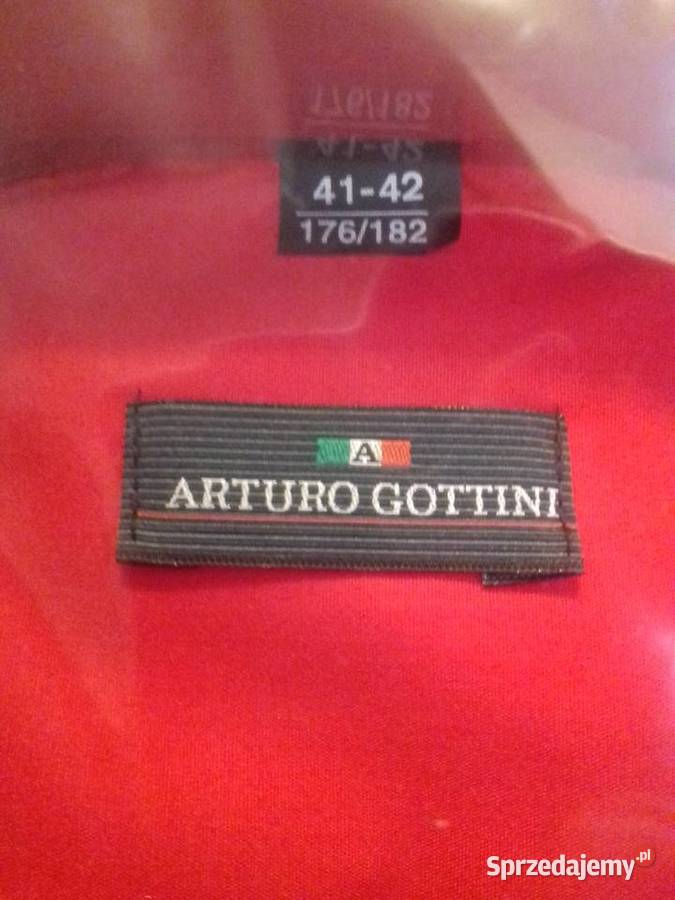 Koszula Arturo Gottini długi rękaw slim fit Rozmiar XL