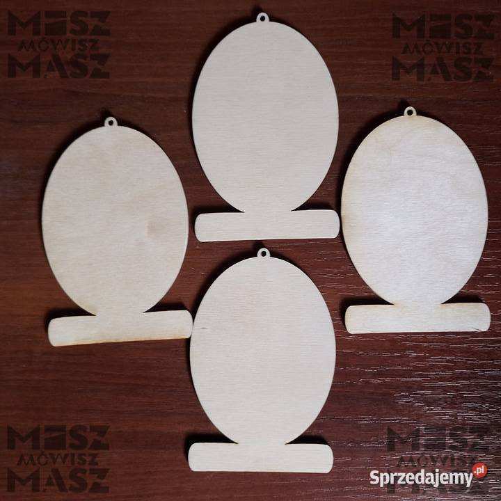 Jajko wielkanocne zawieszka drewniana 13 Rękodzieło Rękodzieło