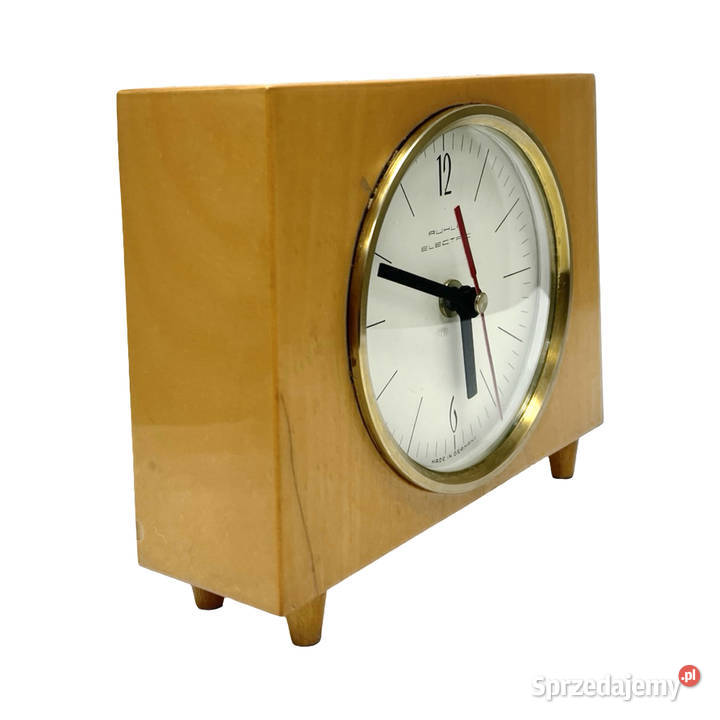 Zegar kominkowy vintage Ruhla Electric lata 70 mazowieckie Warszawa