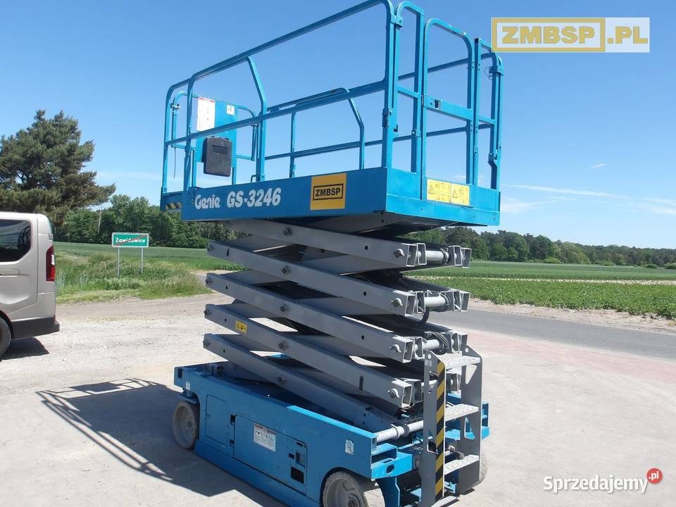 Podnośnik nożycowy zwyżka 12m Genie GS3246 Pleszew