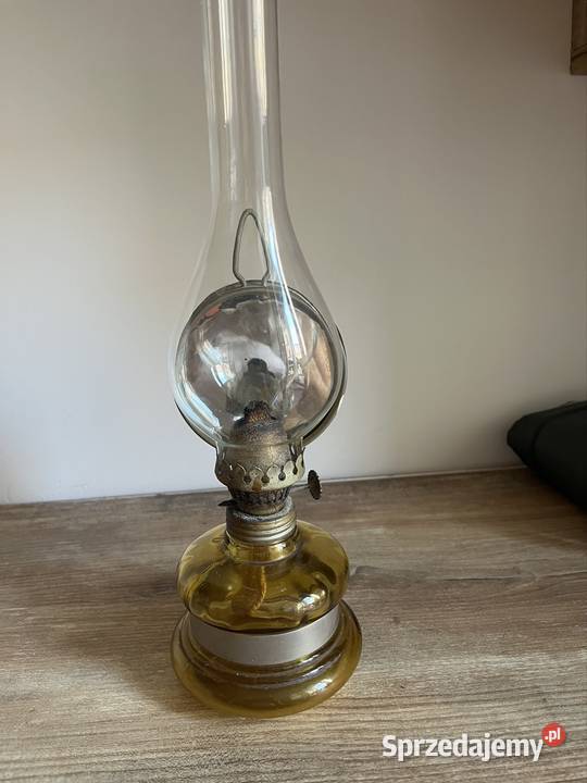 Lampa naftowa prodrym prl z kloszem i lusterkiem Poznań