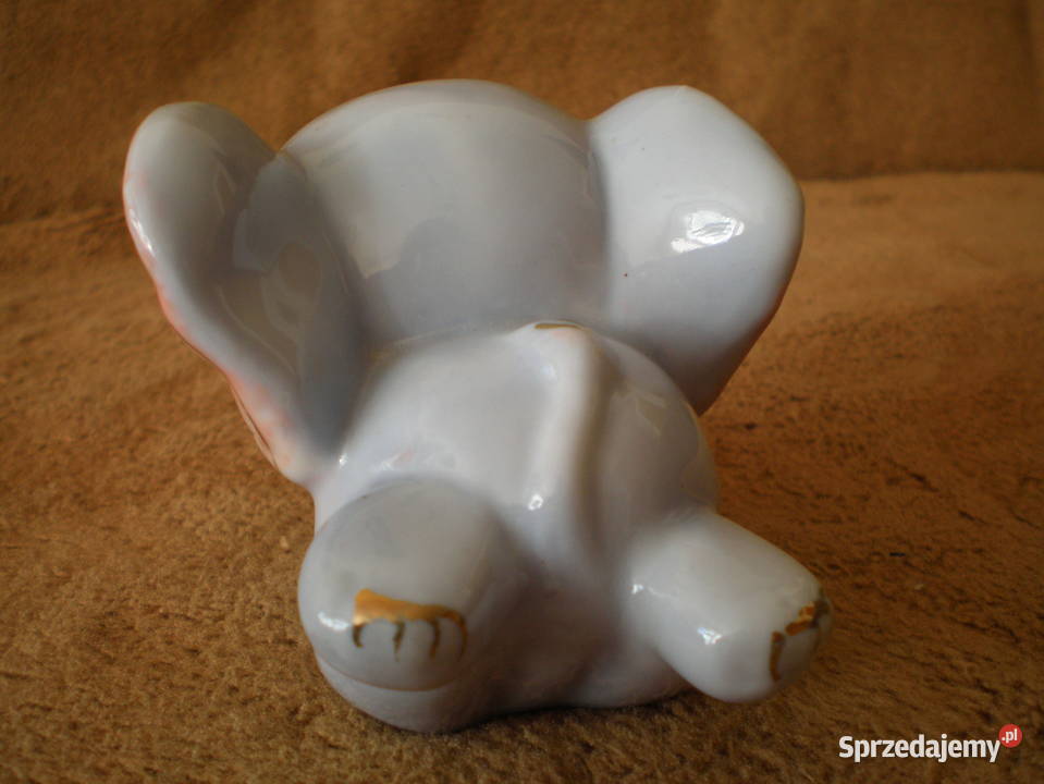 Sprzedam figurkę ceramiczną mały słoń śląskie Piekary Śląskie