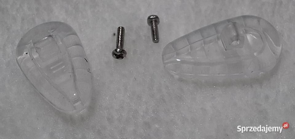 Noski do okularów poduszki miękkie 14x7mm śrubki Czeladź