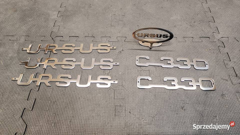 Napisy Ursus C4011 emblemat stal nierdzewna lubuskie Babimost