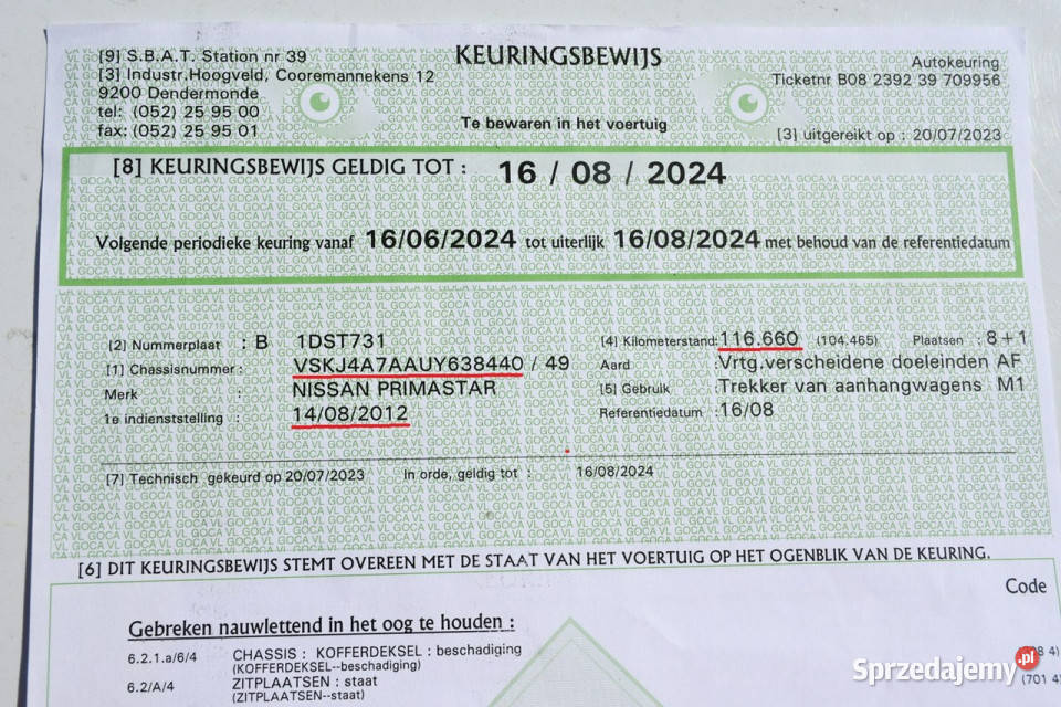 Nissan Primastar 20 dCi Serwisowany Klimatyzacja Primastar Hrubieszów