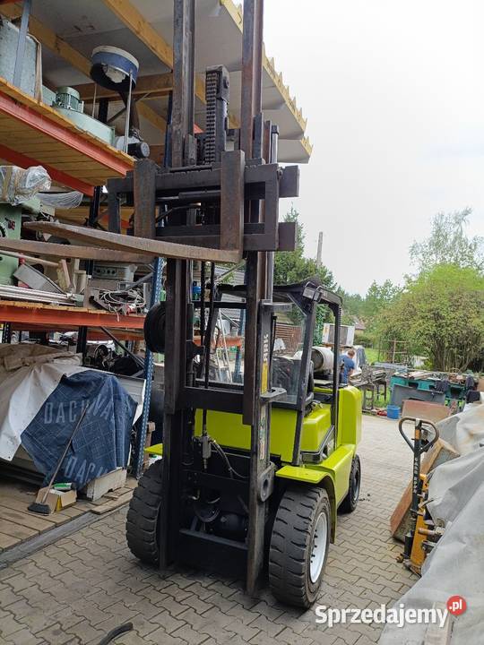 Wózek widłowy Clark 5 ton LPG przesuw boczny Maków Podhalański
