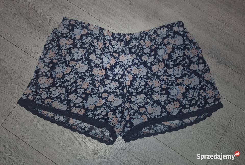 Spodenki szorty damskie kwiaty 36S Łódź