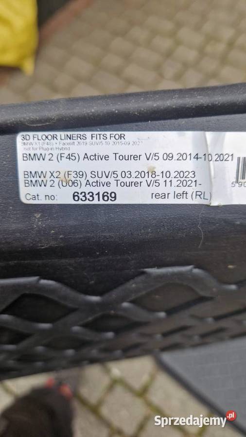 Dywaniki gumowe BMW 2 X2 2 Active Tourer małopolskie Grojec