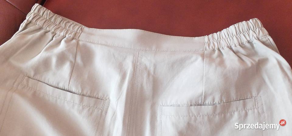 Spodnie damske letnie 34 rybaczki brudoodporne