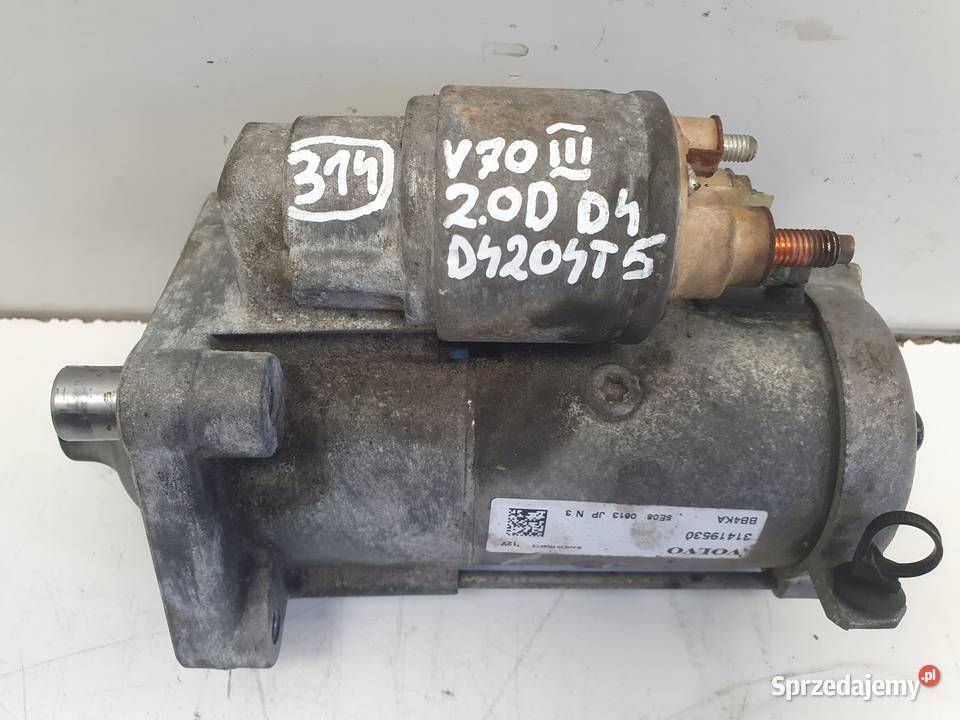 ROZRUSZNIK Volvo V70 III 20 D3 D4 ROZRUSZNIK osobowe Układ elektryczny silnika