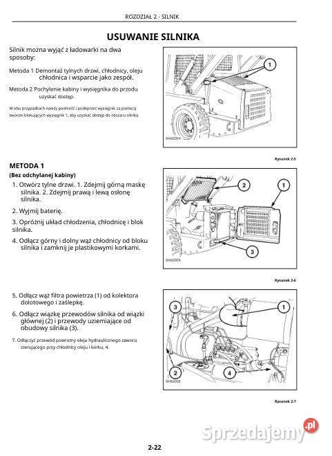 Holland L565 LX565 LX665 instrukcja naprawy świętokrzyskie