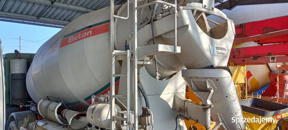 Zabudowa betonomieszarki Stetter 10m3