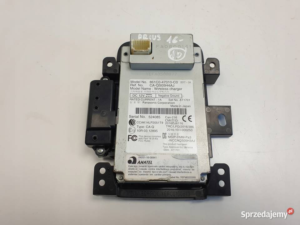 Toyota Prius IV ŁADOWARKA 861C047010CO Rudka sprzedam