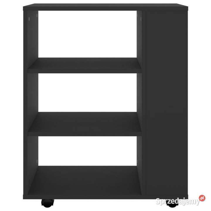Szafka na kółkach czarna 60x35x75 materiał Warszawa