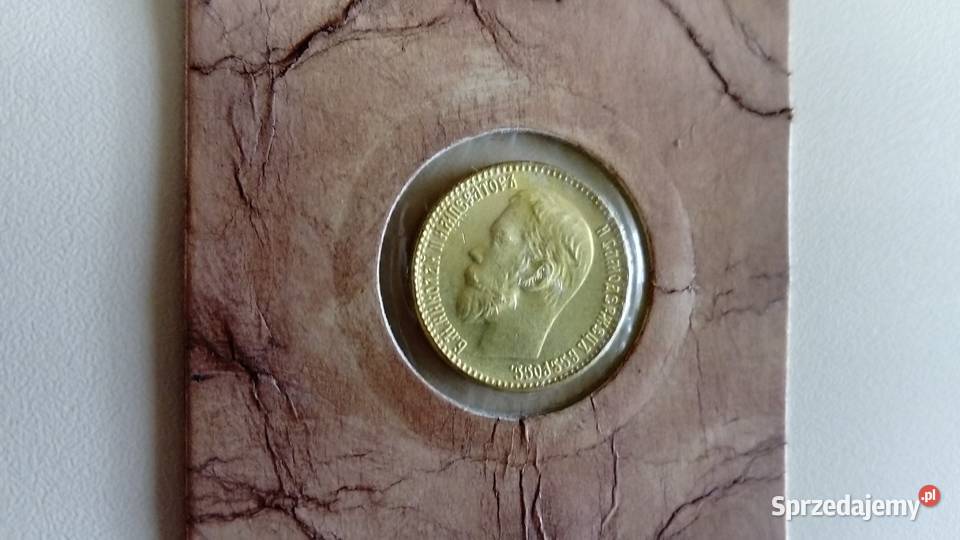 Moneta 5 rubli 1898 r Mosina