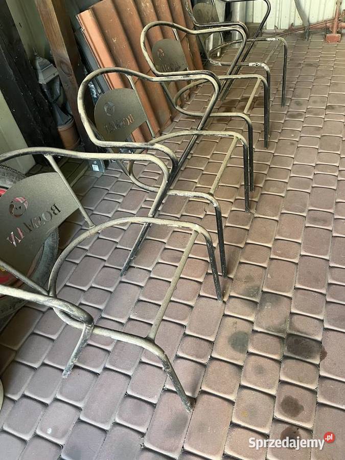 Krzesełka ogrodowe metalowe mazowieckie Ożarów Mazowiecki