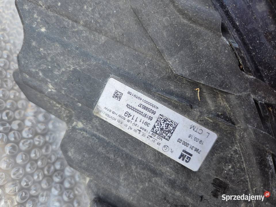 Lampa lewa lewy przód przednia Opel Astra K