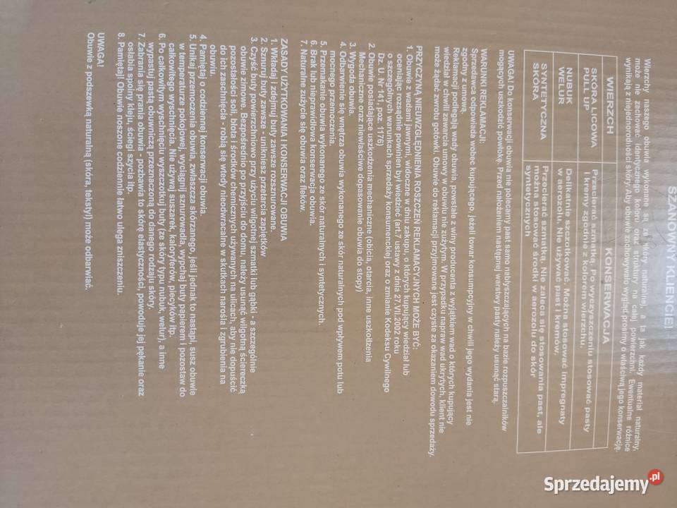 Buty trekkingowe małopolskie Kraków sprzedam