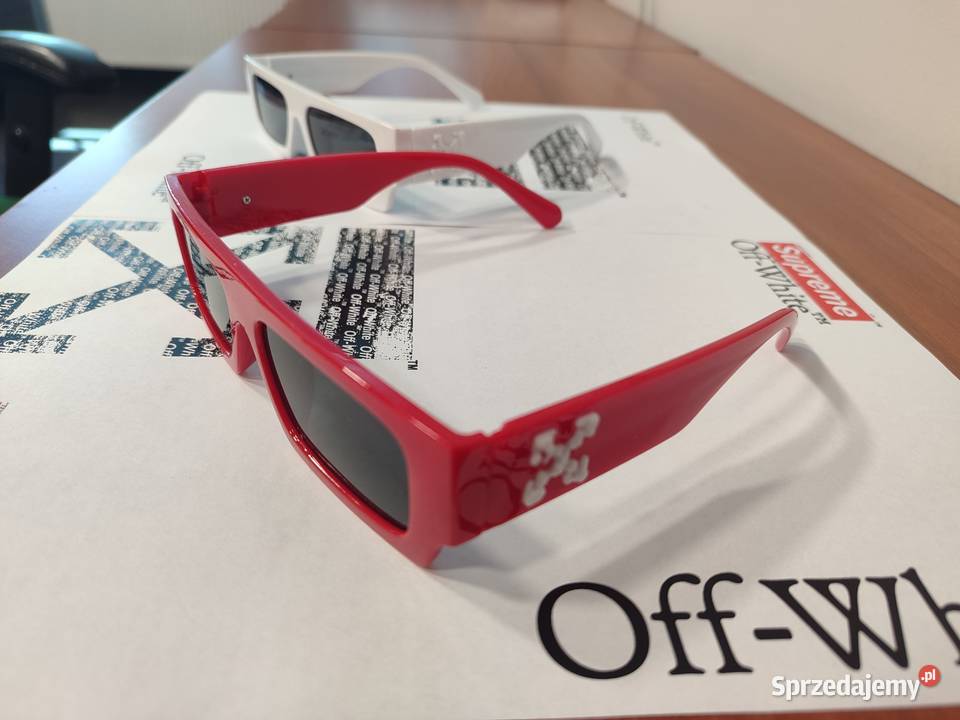 okulary przeciwsłoneczne OFF WHITE 2 pary mazowieckie Warszawa