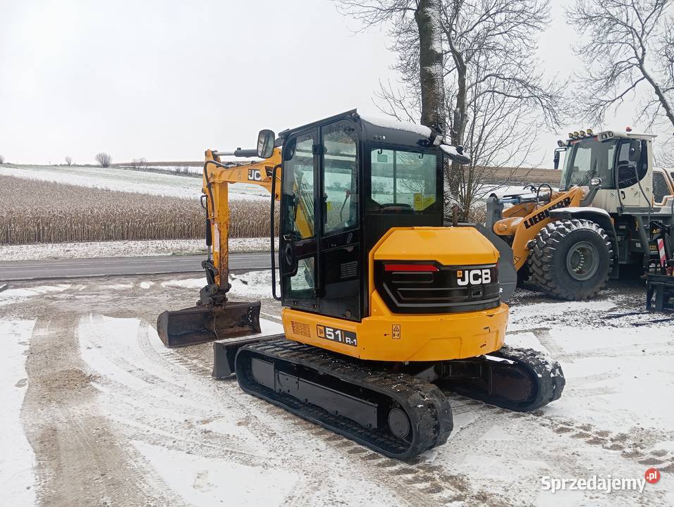 JCB 51 R1 MINI KOPARKA GASIENICOWA Klimatyzacja Koparki Racławice