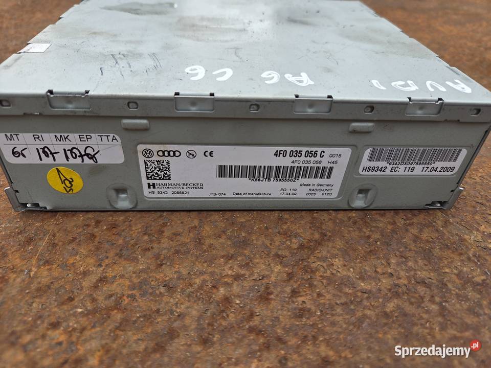 Tuner radia Audi A6 C6 4F0 035 056 C osobowe Łagów sprzedam