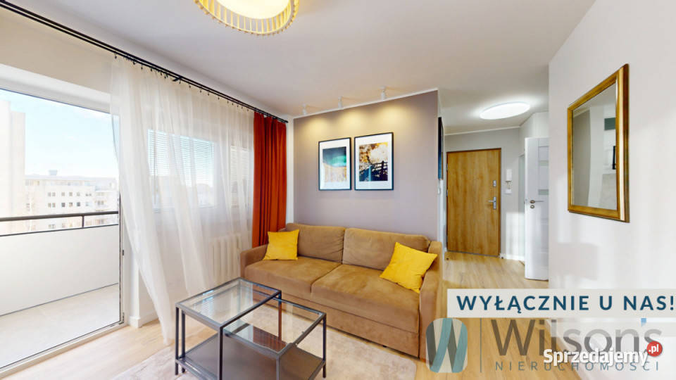 Mieszkanie 37m2 2 pokoje Warszawa cegła