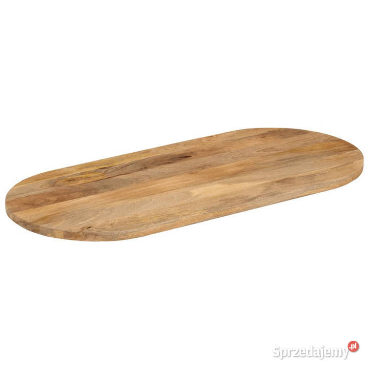 Blat stołu 100x50x38 owalny lite drewno mango mazowieckie Warszawa