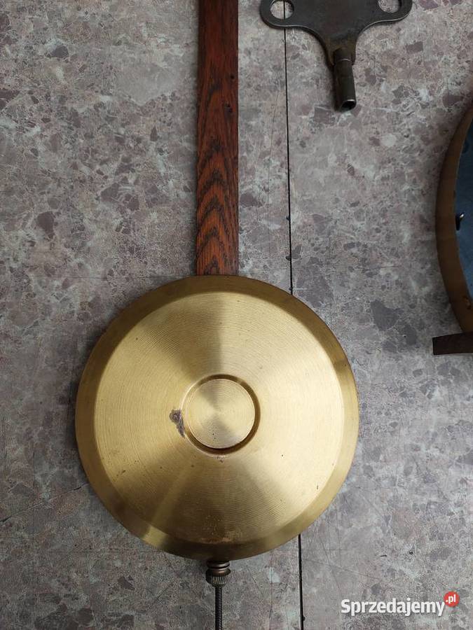 Stary zegar ścienny gabinetowy GB Gustav Becker Tczew