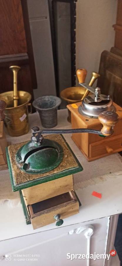 Młynek do mielenia kawy drewniany pomorskie Gdańsk