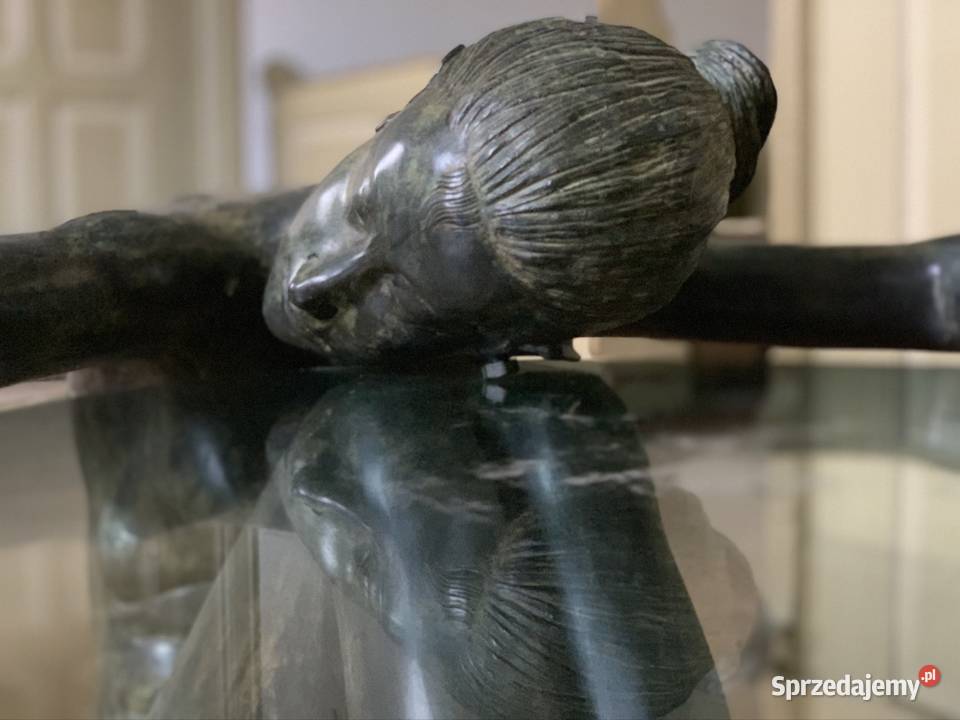 Ława z brązu kobieta akt Międzylesie sprzedam