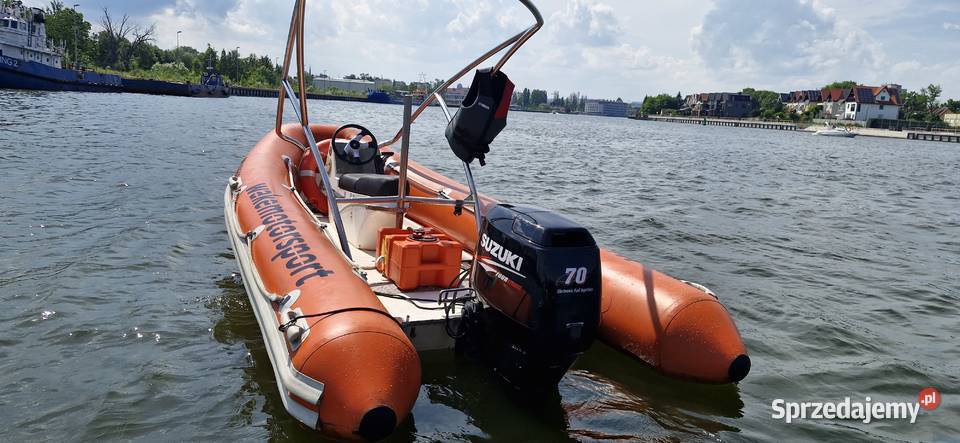 Łódź RIB WAKE Sportis 5 met silnik 70 przyczepa pomorskie Gdańsk