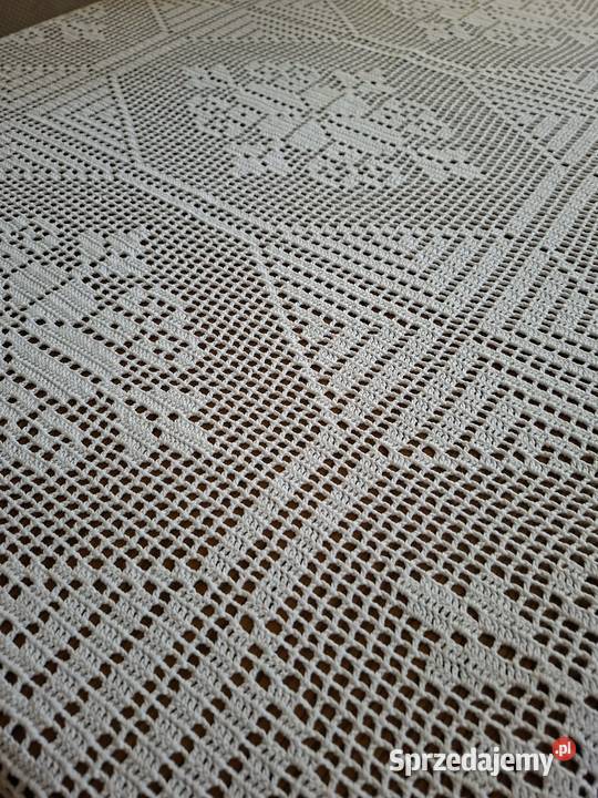 Obrus szydełkowy rękodzieło Częstochowa