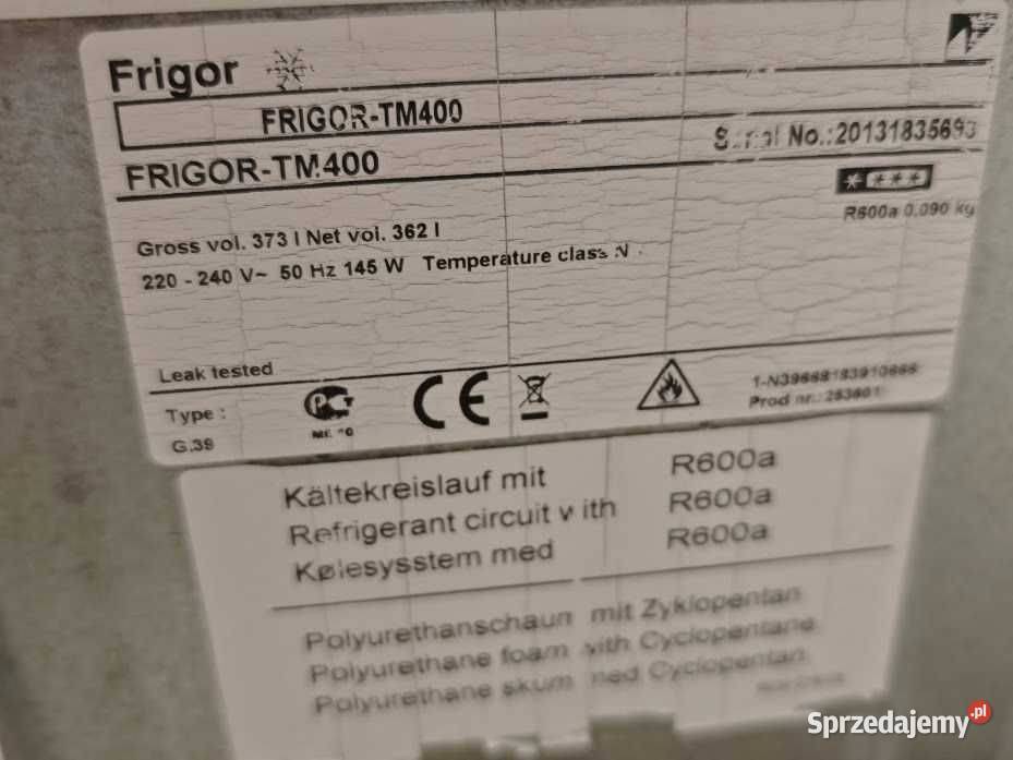 Zamrażarka skrzyniowa Frigor TM400 362L 127x65 Góra