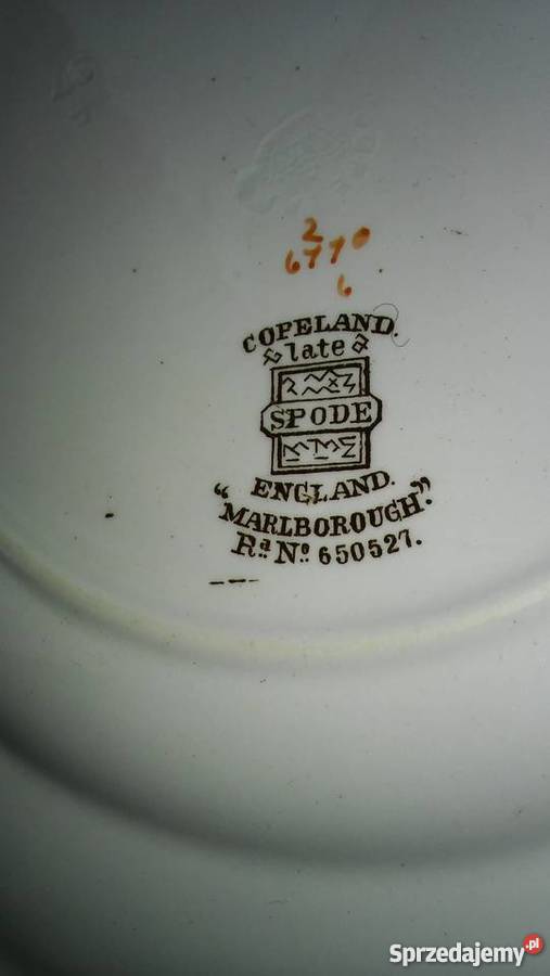 alerz talerze stara porcelana angielska spode na Gdańsk