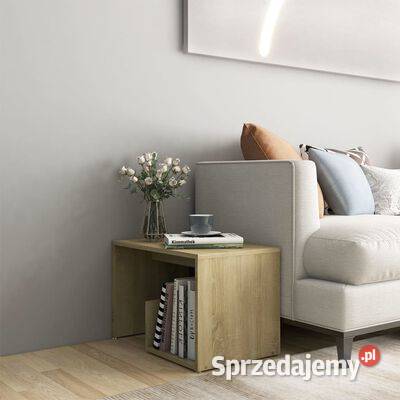 vidaXL Stolik dąb sonoma 59x36x38 materiał mazowieckie Warszawa