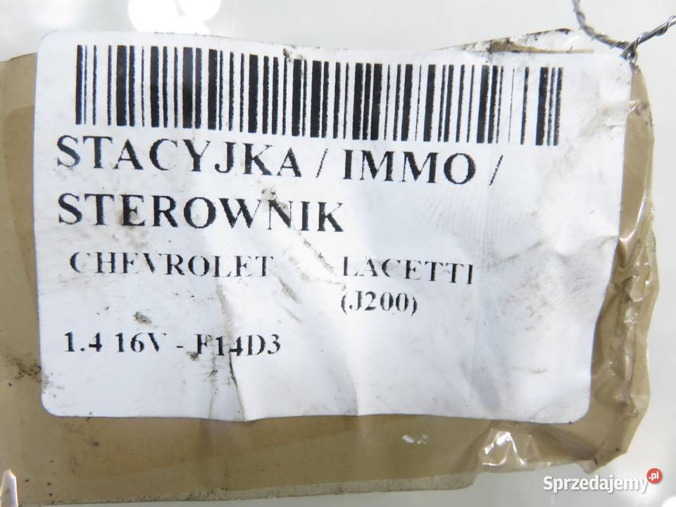 STACYJKA STEROWNIK CHEVROLET LACETTI 14 16V