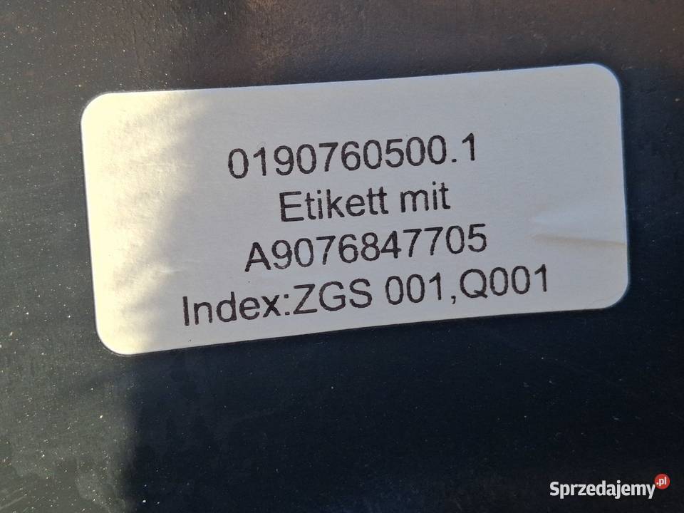 MERCEDES SPRINTER W907 W910 NADKOLE LEWY PRZÓD dostawcze Nadkola Bieleń