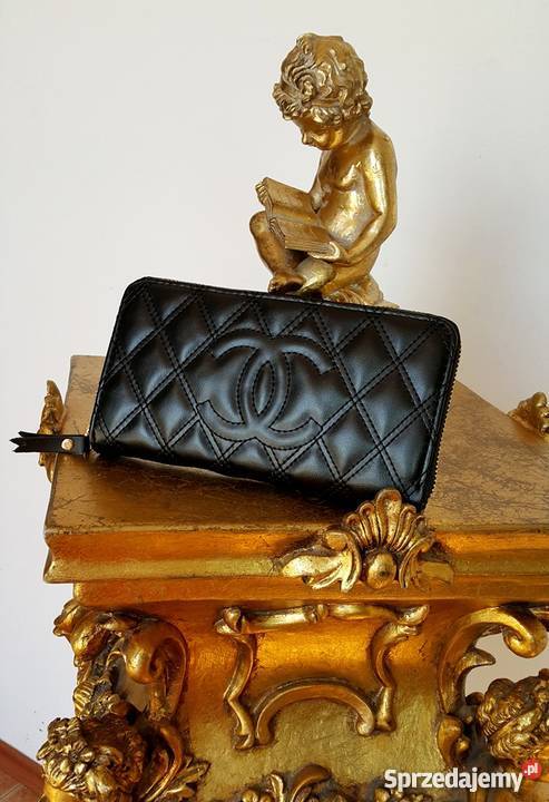 PORTFEL GUCCI PORTMONETKA GUCCI PIKOWANY CZARNY Dla kobiet Bydgoszcz