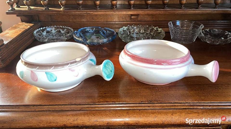 Paterki 2 miseczki ręcznie zdobione Ceramiczna pomorskie Gdańsk