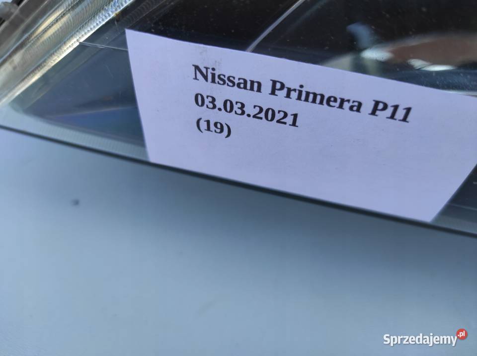 LAMPA PRZEDNIA LEWA NISSAN PRIMERA P11 KOMBI wielkopolskie Nowy Tomyśl