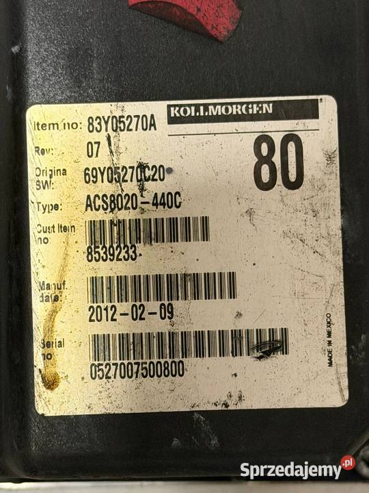 sterownik AC Super Drive 80v 83Y05270A Motoryzacja Antonie