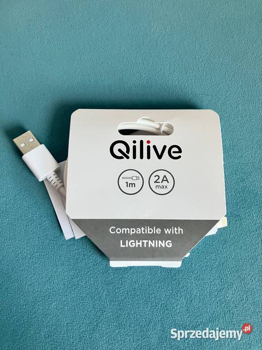 Nowy kabel USB do ładowarki Qilive 1m Iphone Ładowarki podkarpackie Nisko