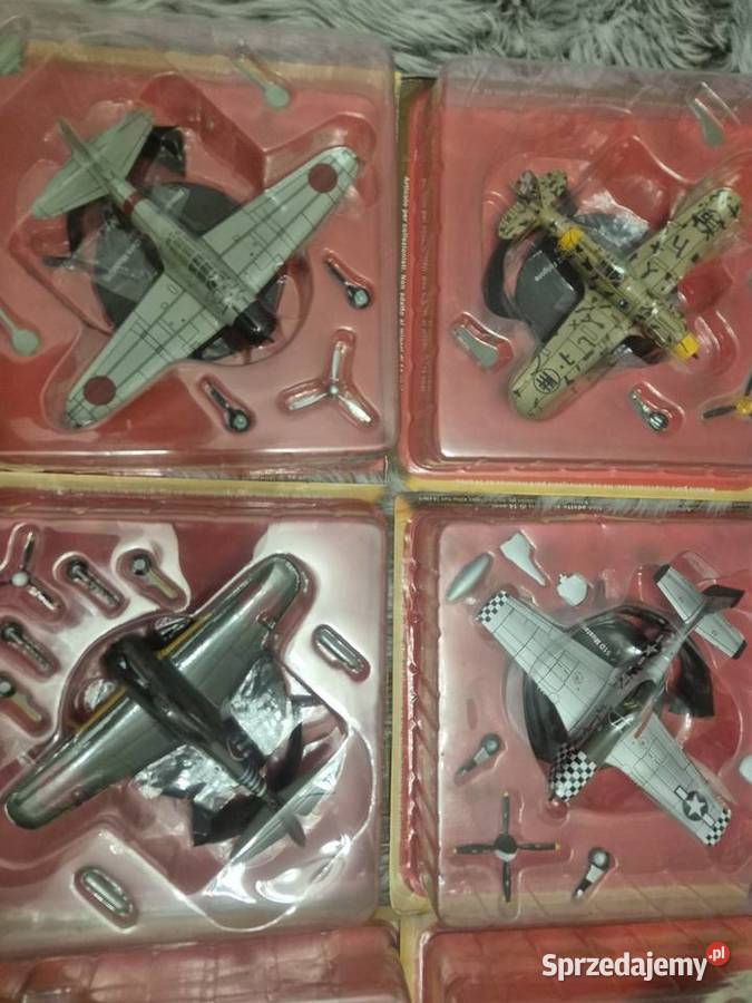 Samoloty śmigłowce 172 die cast gotowe Łódź