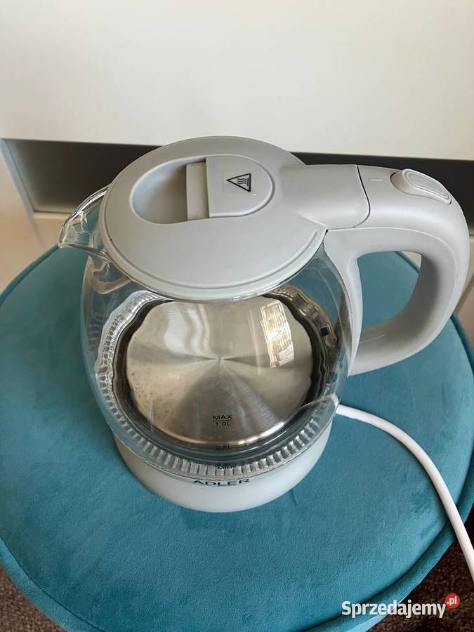 Czajnik elektryczny Adler 1L litrowy szklany Dom i Ogród Nisko