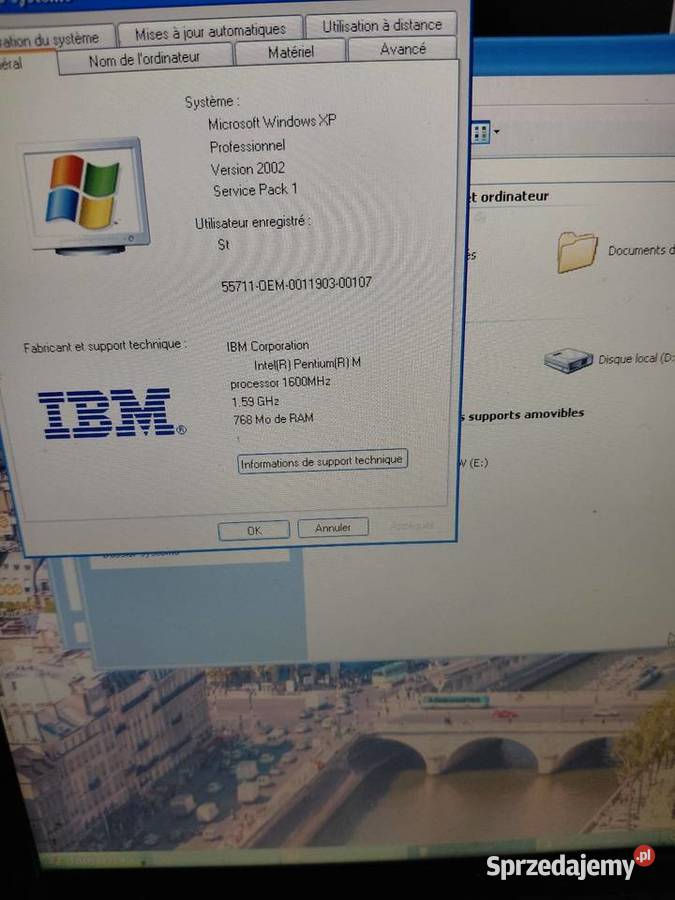 Okazja Laptop IBM THINKPAD T40p łódzkie