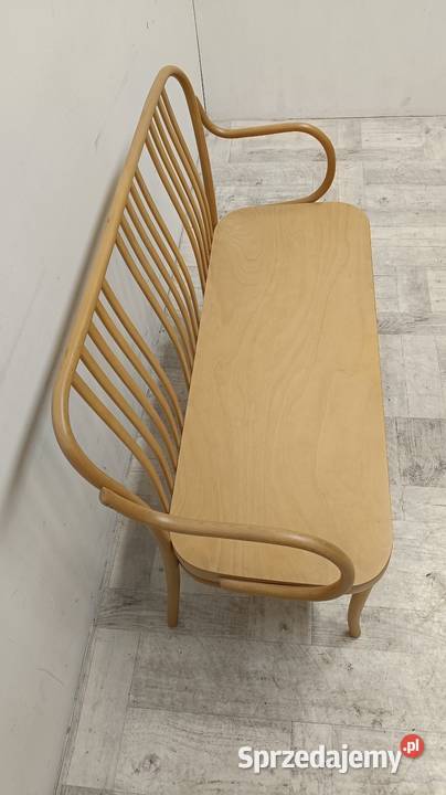 ławka model Thonet gięty buk drewniana