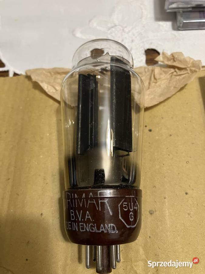 Lampy NOS Brimar 5U4G z bakelitową brązową lubelskie sprzedam