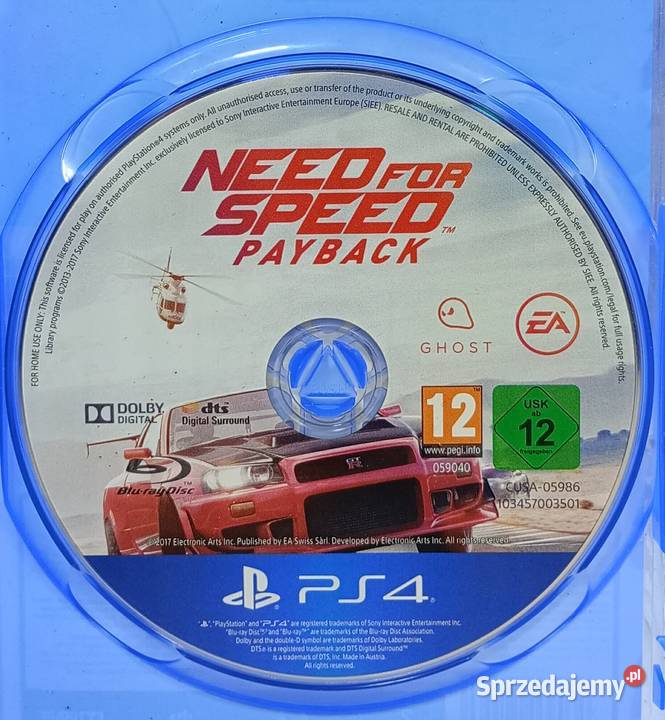 Gra 4 Need For Speed Payback Elbląg