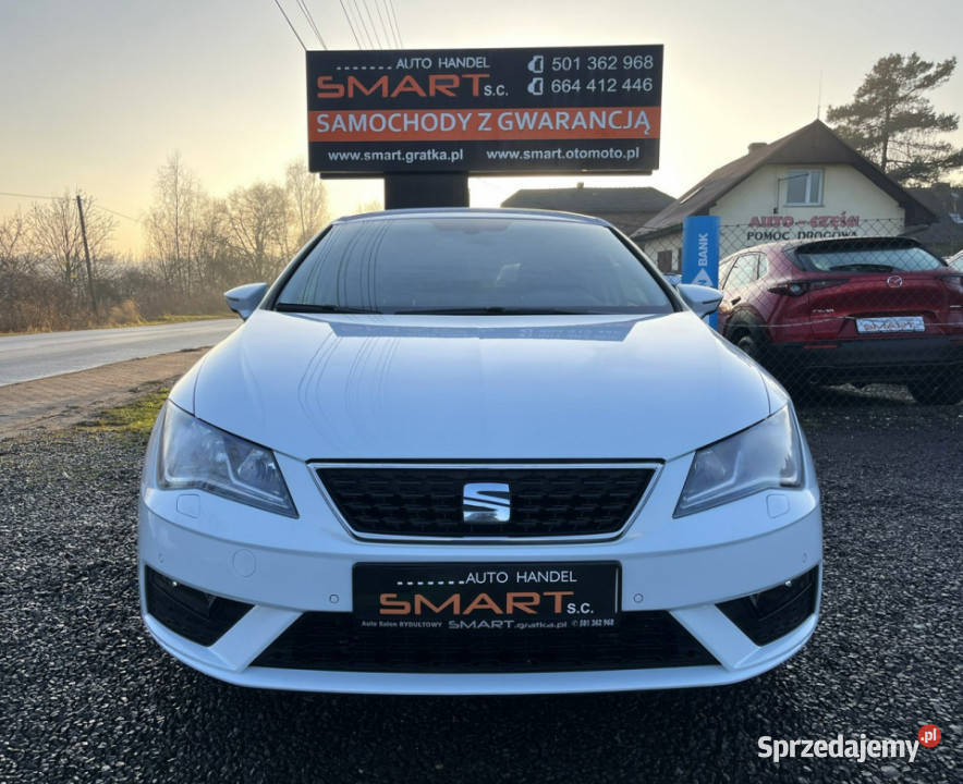 Seat Leon Androidauto Biała Perła Salon 1 Rej światła LED śląskie Rydułtowy