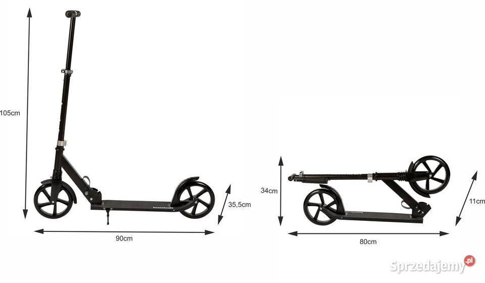 Duża składana hulajnoga 95105 Bauerkraft Poznań